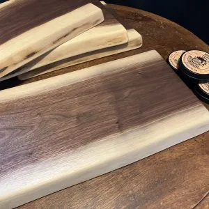 Average Size Live Edge Walnut Board