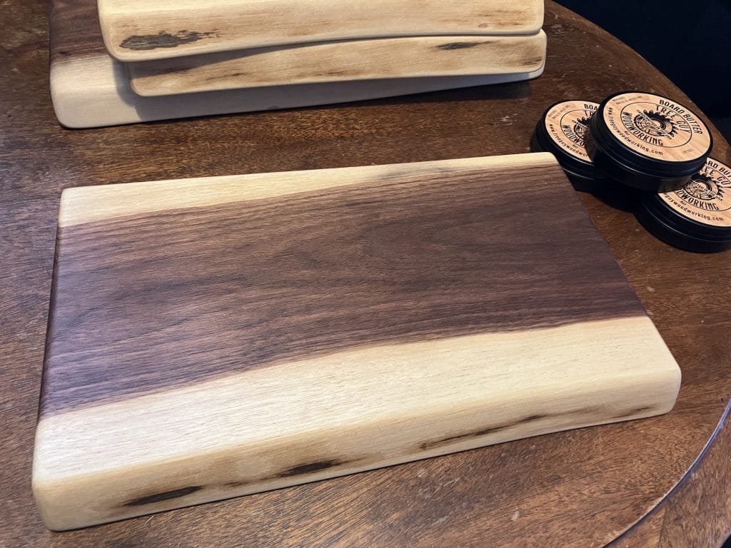 Medium Live Edge Walnut Board