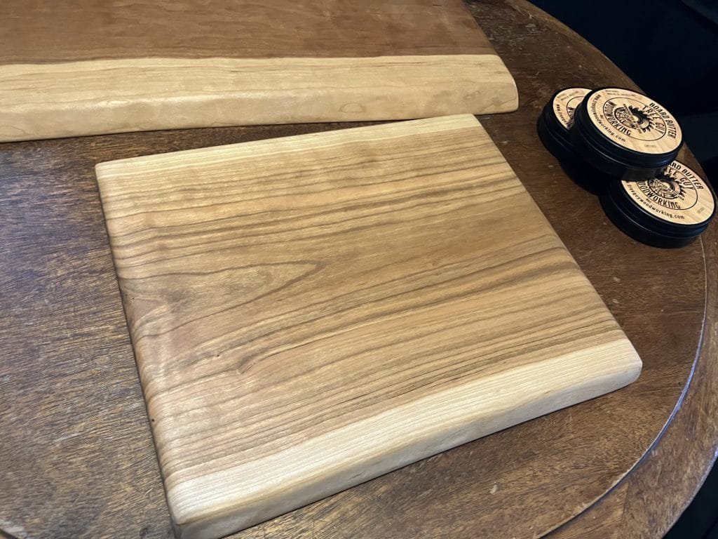 Small Live Edge Cherry Board